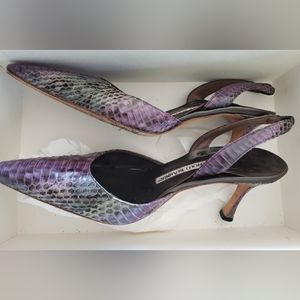 Manolo Blahnik Lizard Heels